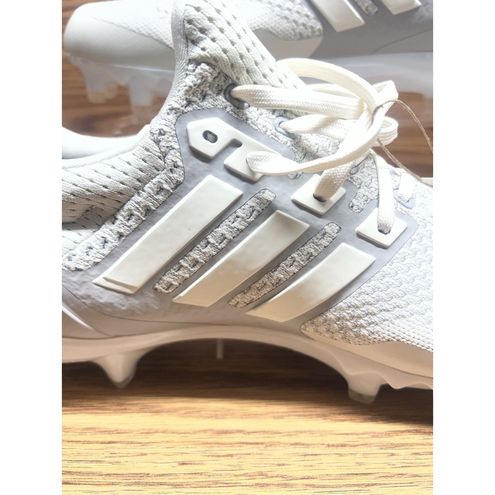 NEW Adidas Ultraboost Football Cleats White Granite Gray Size 9 JP7409 - Picture 7 of 13